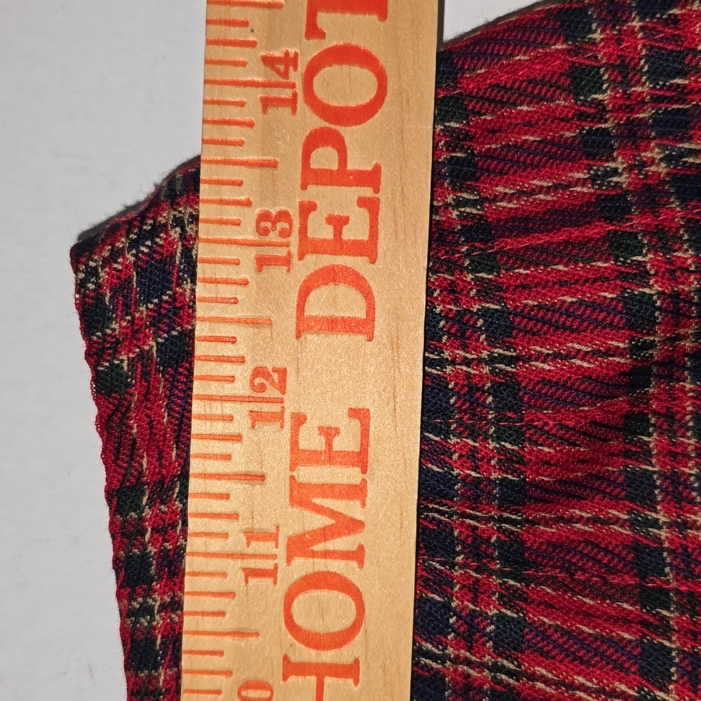 Pendleton 80's Red 100% Wool Tartan Suit Blazer & Pleated Skirt Womens Size 10P - Picture 11 of 15